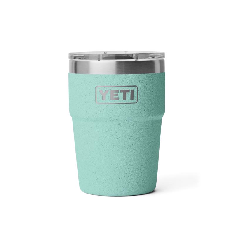 YETI Rambler 16 oz Sea Stone BPA Free Tumbler with MagSlider Lid