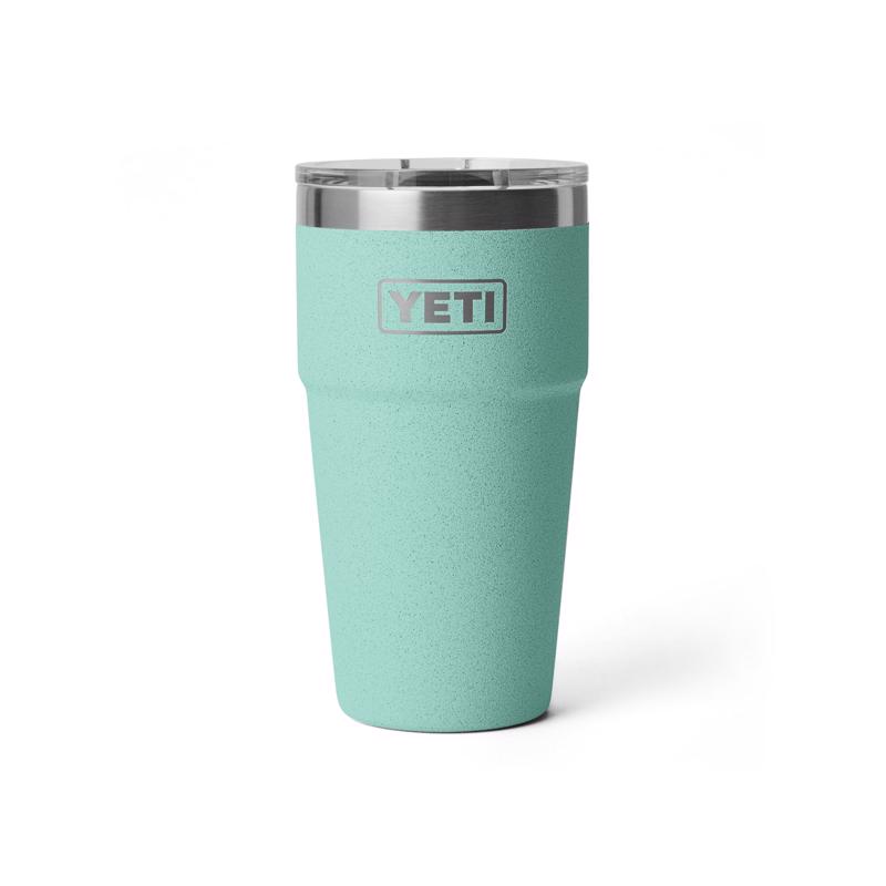 YETI Rambler 20 oz Sea Stone BPA Free Stackable Tumbler with MagSlider Lid