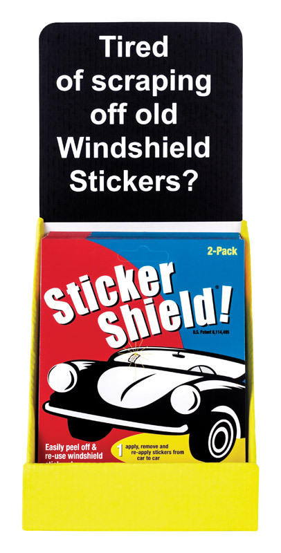 STICKER SHIELD进口代理批发 贴纸屏蔽透明膜 2 个装