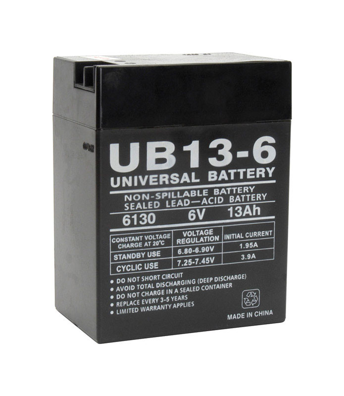 UPG进口代理批发 UPG 13 Ah 6 V 铅酸汽车电池