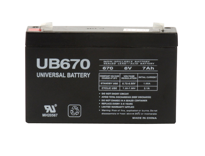 UPG进口代理批发 UPG UB670 7 Ah 铅酸汽车电池