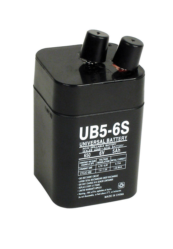 UPG进口代理批发 UPG UB5-6S 5 Ah 铅酸汽车电池