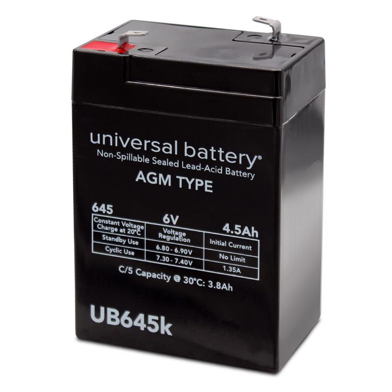 UPG进口代理批发 UPG 4.5 Ah 6 V 铅酸汽车电池