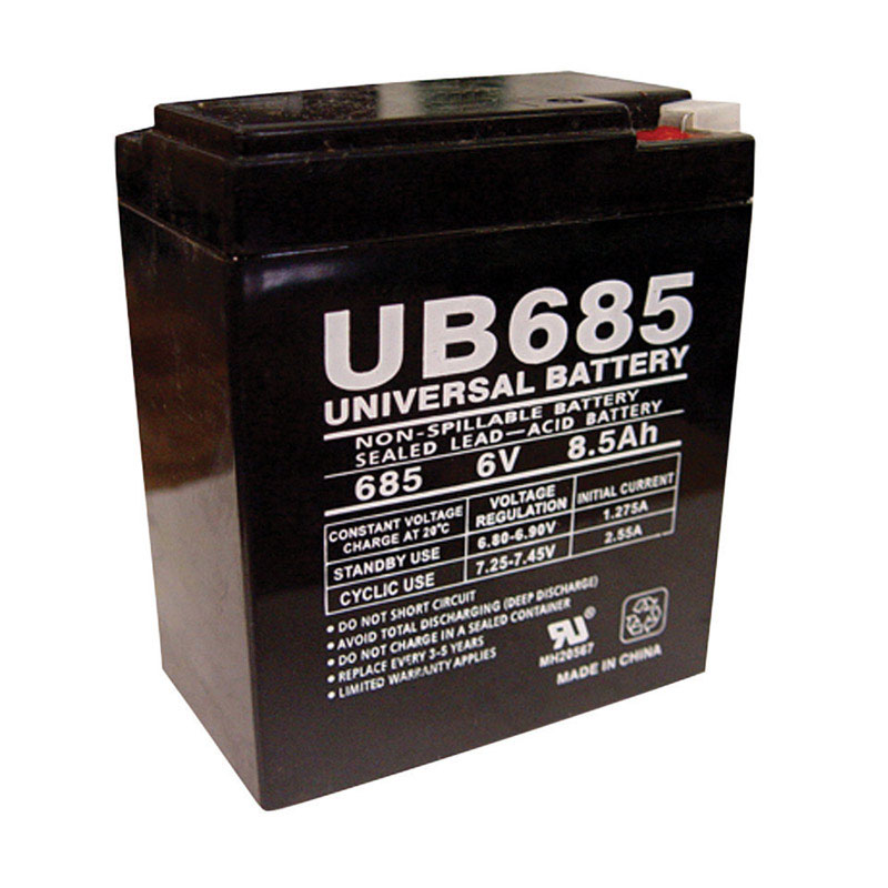 UPG进口代理批发 UPG 8.5 Ah 6 V 铅酸汽车电池