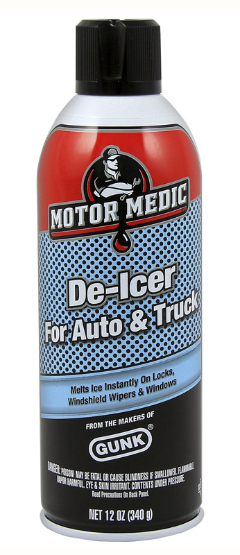 MOTOR MEDIC进口代理批发 Motor Medic Gunk 挡风玻璃除冰气雾剂 12 盎司