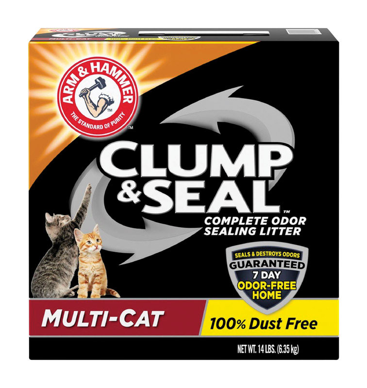 ARM & HAMMER进口代理批发 Arm & Hammer Clump & Seal 猫砂 14 磅