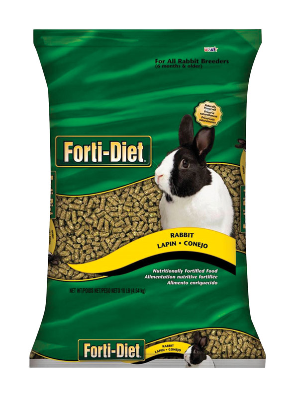 Kaytee Forti Diet Natural Pellets Rabbit Food 10 lb PETER S HARDWARE CENTER