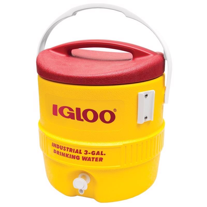 IGLOO进口代理批发 Igloo 工业红/黄 3 加仑水冷却器