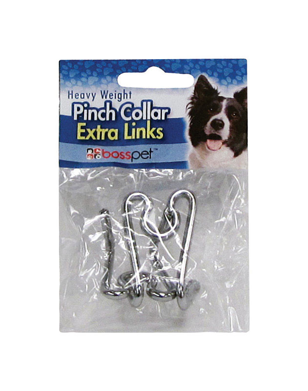 PDQ Silver Chain Dog Pinch Collar Links Medium Large PETER S HARDWARE CENTER