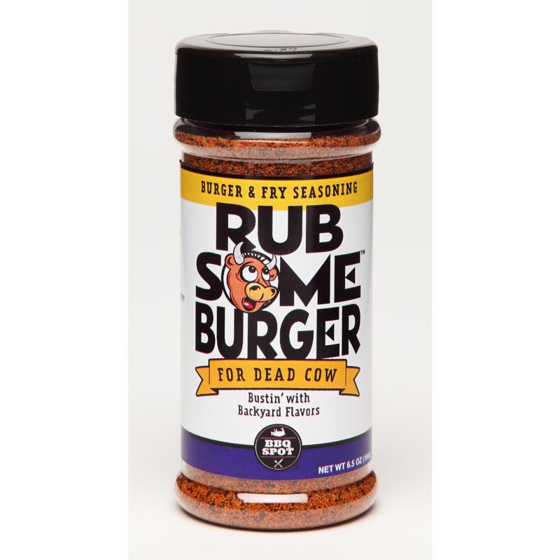 RUB YOUR BURGER进口代理批发 Rub Your Burger Burger & Fry Spice BBQ Rub 6.5 盎司