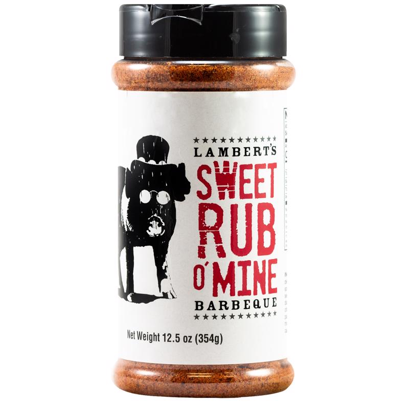 LAMBERT'S进口代理批发 Lambert's Sweet Rub O'Mine 烧烤擦 12.5 盎司