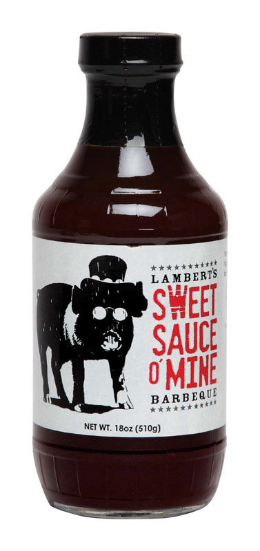 LAMBERT'S进口代理批发 Lambert's Sweet Sauce O'Mine 烧烤酱 18 盎司