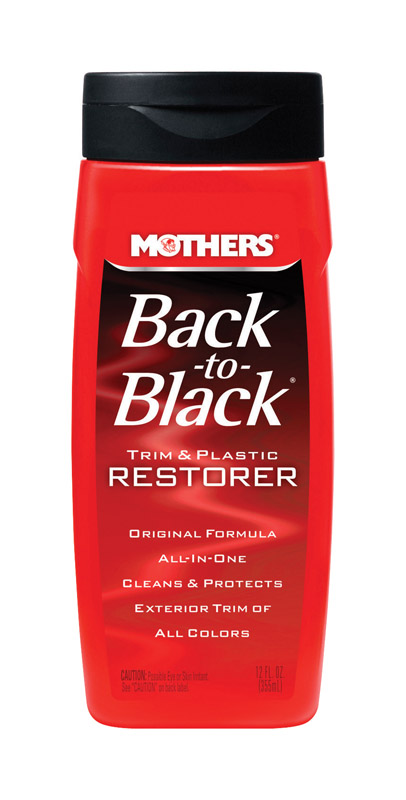 MOTHERS进口代理批发 Mothers Back-To-Black 塑料和修剪修复液 12 盎司