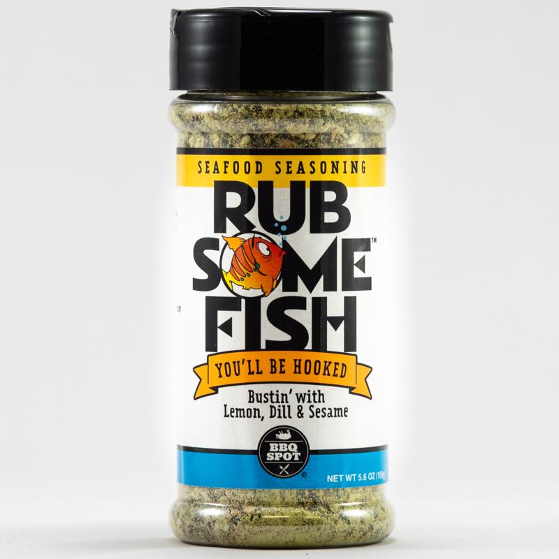 RUB SOME FISH进口代理批发 Rub Some Fish Gill-Icious Seasoning Rub 5.6 盎司