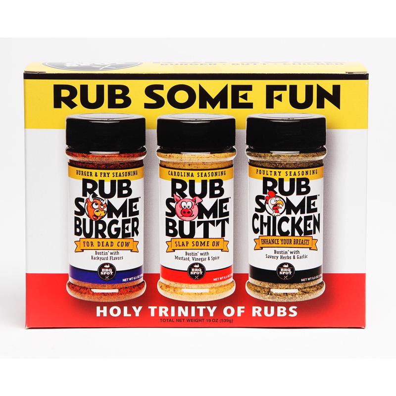 RUB SOME FUN进口代理批发 Rub Some Fun 什锦烧烤擦套装 19 盎司