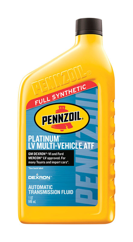 PENNZOIL进口代理批发 Pennzoil Platinum Dexron VI/Mercon 自动变速箱油 1 夸脱