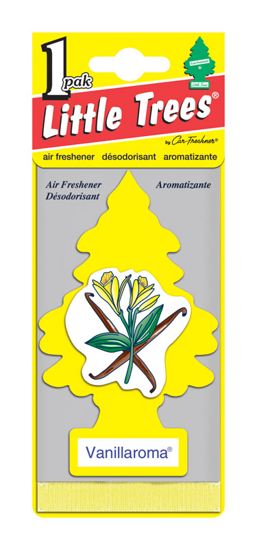LITTLE TREES进口代理批发 小树黄色汽车空气清新剂 1 包
