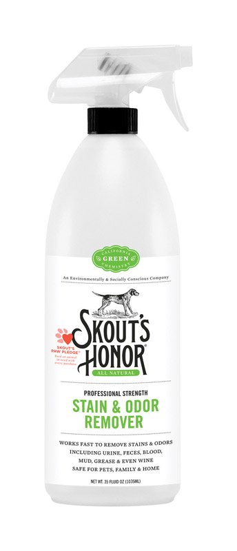 SKOUT'S HONOR进口代理批发 Skout's Honor 狗液体宠物床除味/去污剂 35 盎司