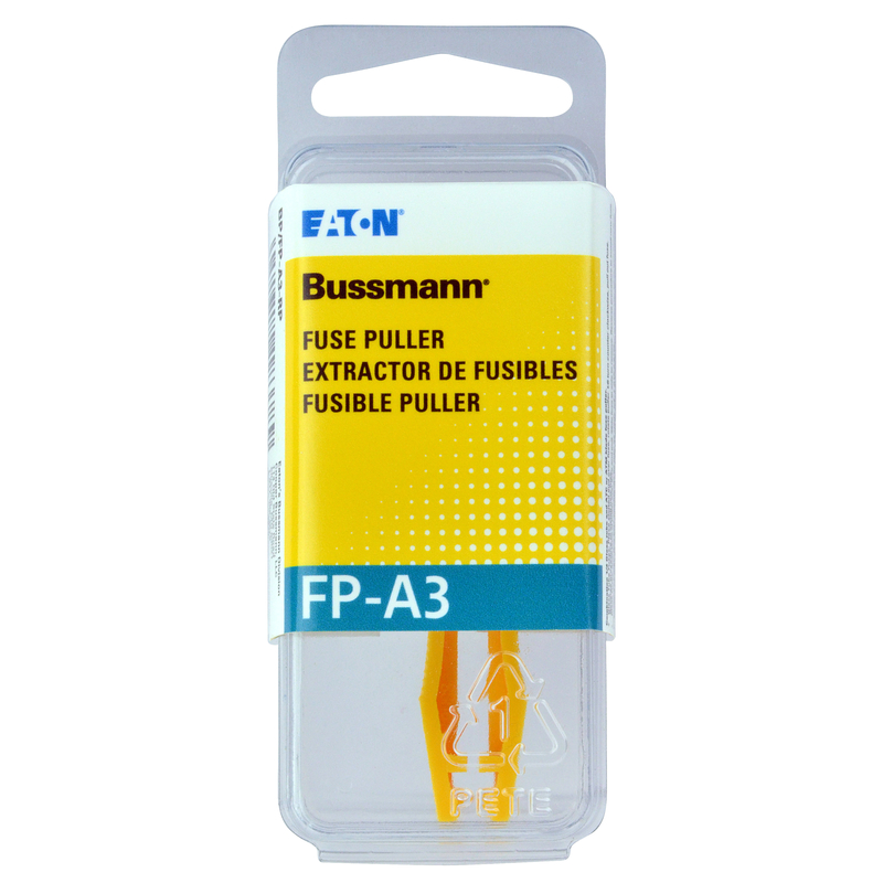 BUSSMANN进口代理批发 Bussmann 20 安培 FP 黄色保险丝拉拔器 1 个装