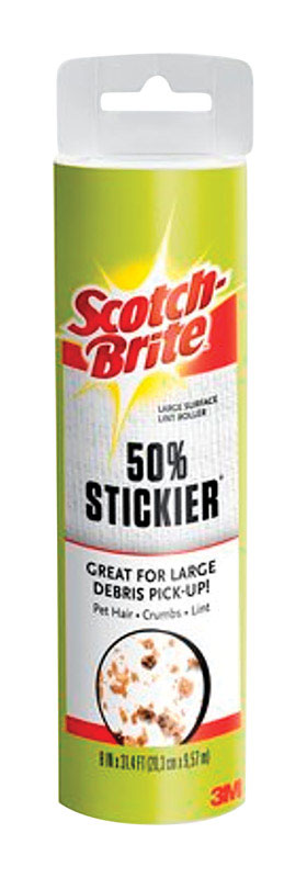 SCOTCH-BRITE进口代理批发 Scotch-Brite 塑料棉绒滚筒补充装 8 英寸宽