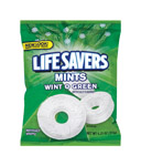 LIFE SAVERS进口代理批发 Life Savers Wint O 绿薄荷糖 6.25 盎司