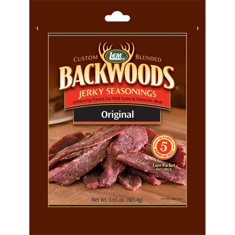 LEM进口代理批发 LEM Backwoods 原味肉干调味料 3.65 盎司盒装