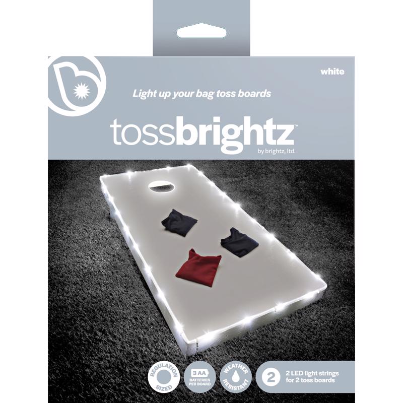 BRIGHTZ进口代理批发 Brightz Toss Brightz 白色 LED ABS 塑料 1 包