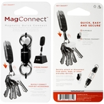 KEYSMART进口代理批发 KeySmart Mag Connect 钢制黑色磁性钥匙扣