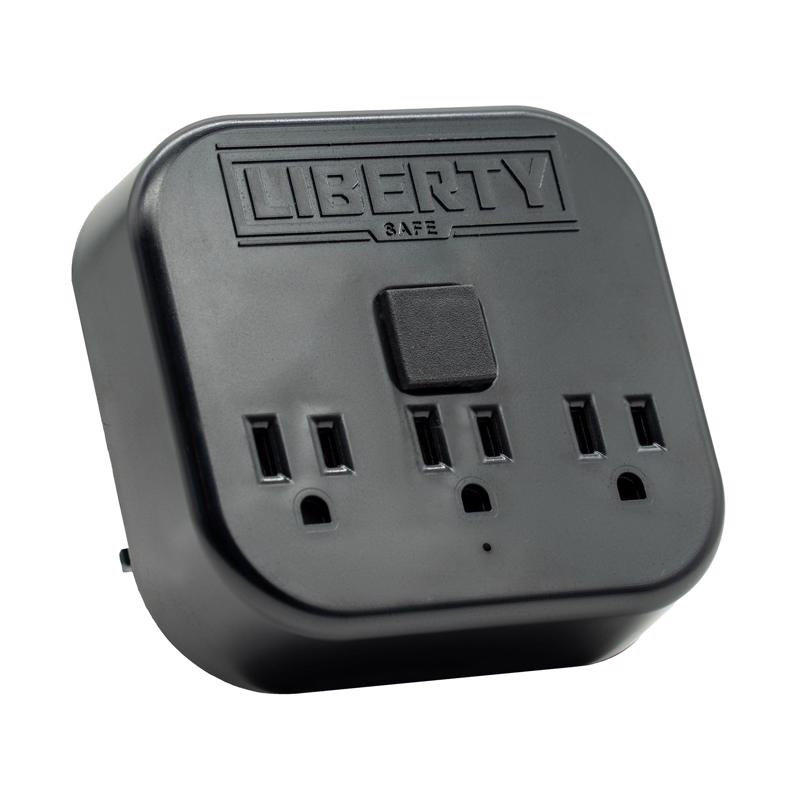 LIBERTY SAFE进口代理批发 Liberty Safe 黑色安全电源插座套件