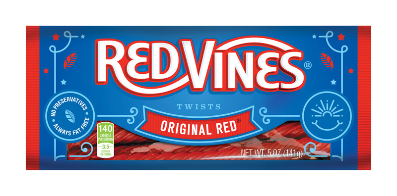 RED VINES进口代理批发 Red Vines 草莓甘草糖 5 盎司