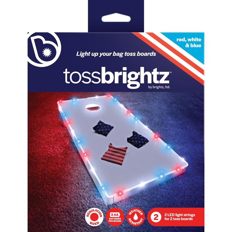 BRIGHTZ进口代理批发 Brightz Toss Brightz 爱国玉米洞 LED ABS 塑料 1 个装