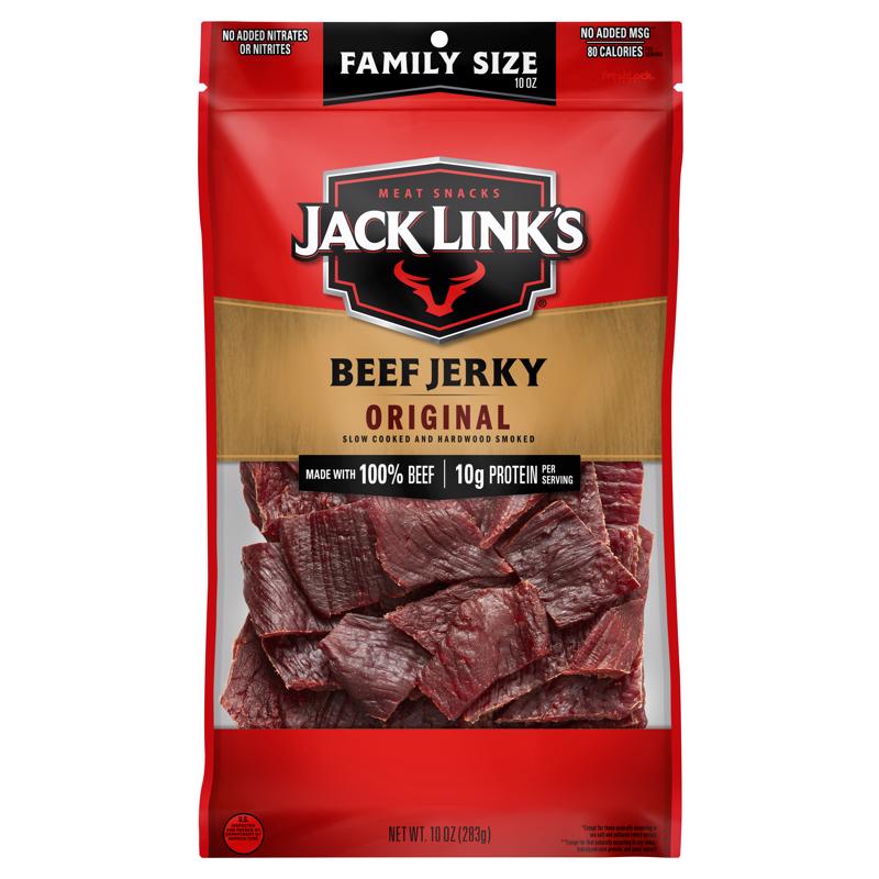 JACK LINK'S进口代理批发 Jack Link's 原味牛肉干 10 盎司袋装