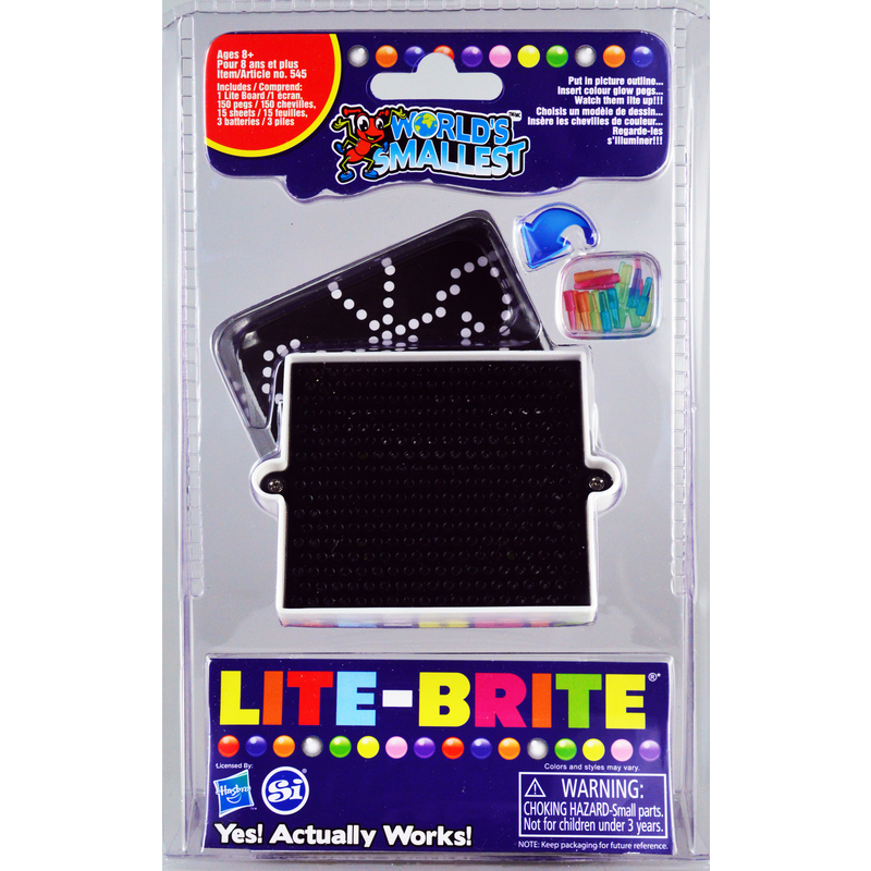 SUPER IMPULSE进口代理批发 Super Impulse 世界最小 Lite Brite 塑料多彩 166 件