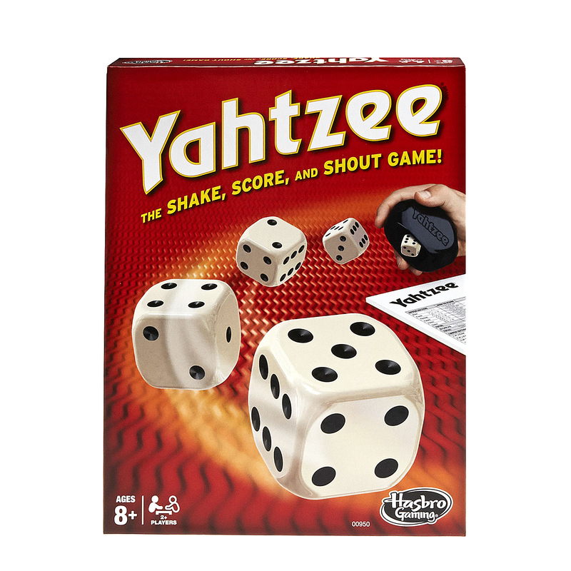 HASBRO进口代理批发 孩之宝 Yahtzee 经典游戏 7 件套