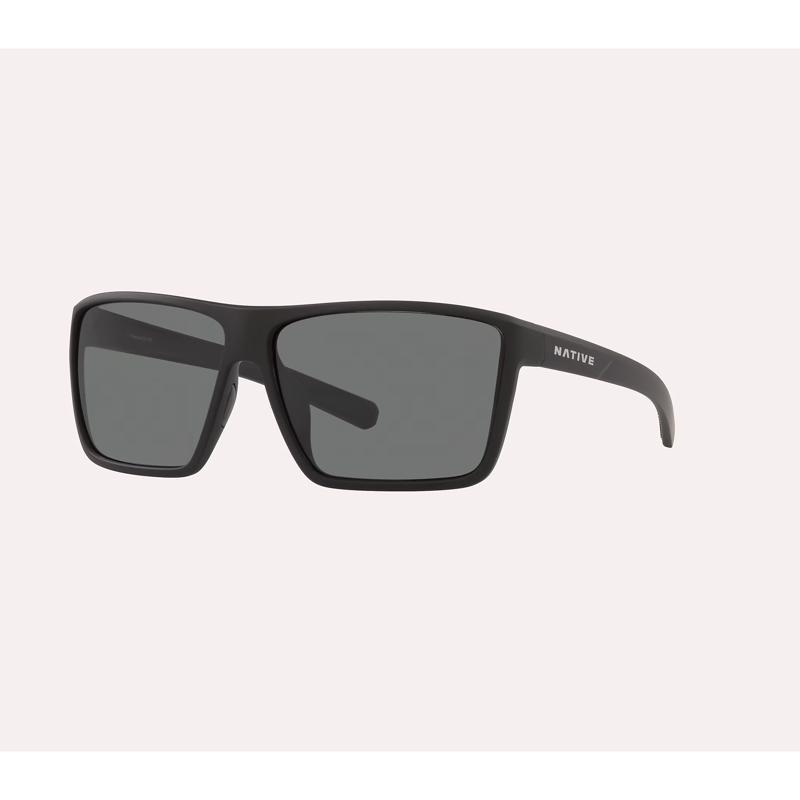Native Wells XL Sunglasses Unisex Matte Smoke Crystal Frame Blue Lens Blue Light Blocking