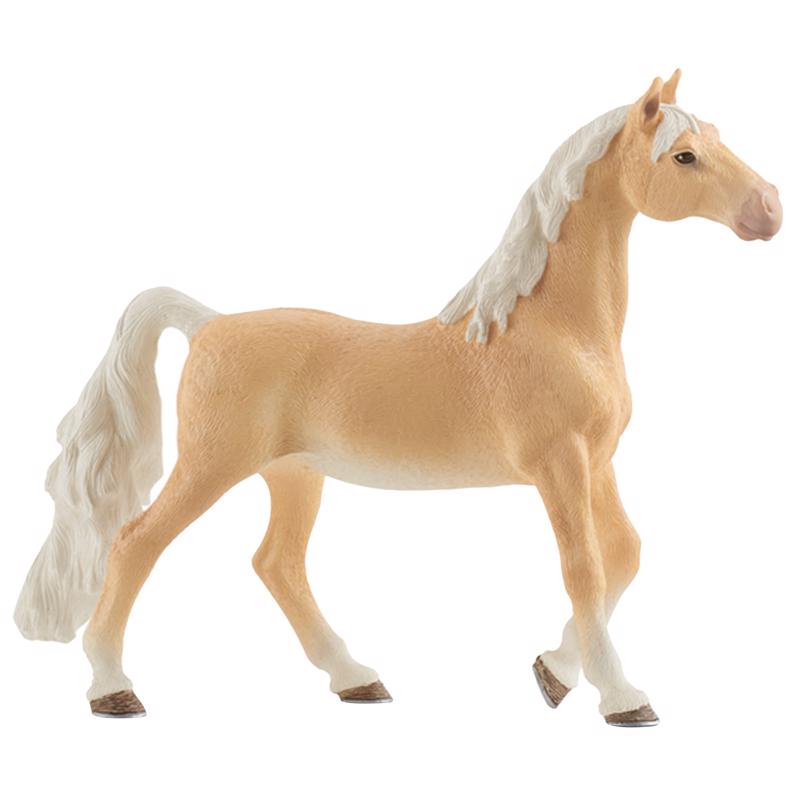 SCHLEICH进口代理批发 Schleich Horse Club 美国鞍马玩具塑料米色/白色