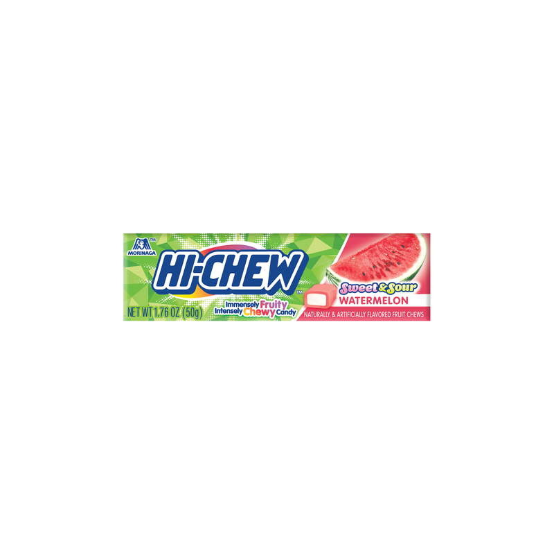 HI CHEW进口代理批发 Hi Chew 西瓜棒西瓜糖 1.76 盎司