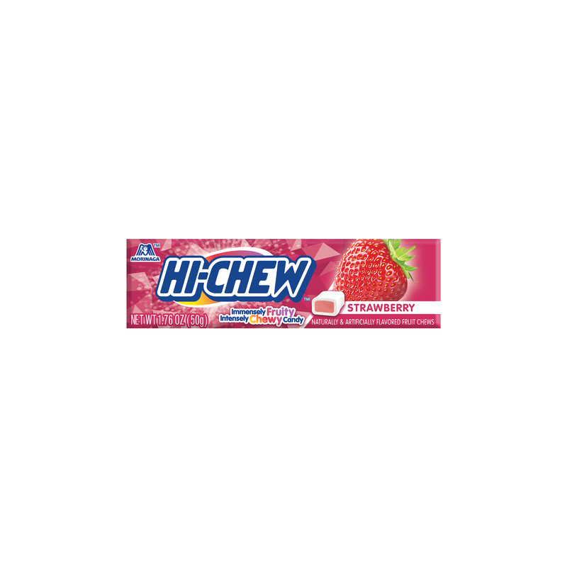 HI CHEW进口代理批发 Hi Chew 草莓棒草莓糖 1.76 盎司