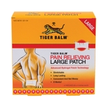 TIGER BALM进口代理批发 Tiger Balm 大号白色止痛贴片 1 包 4 片