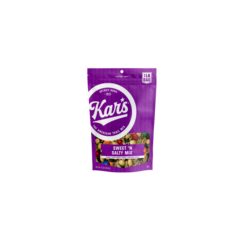 KARS进口代理批发 Kars Sweet 'N Salty Trail Mix 16 盎司袋装