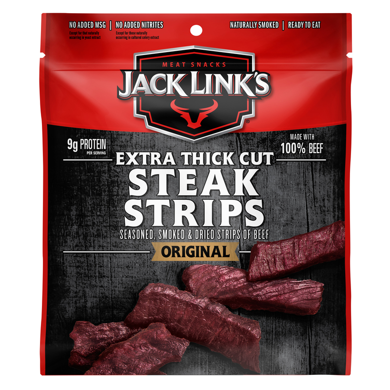 JACK LINK'S进口代理批发 Jack Link's 原味牛肉条 2.6 盎司袋装