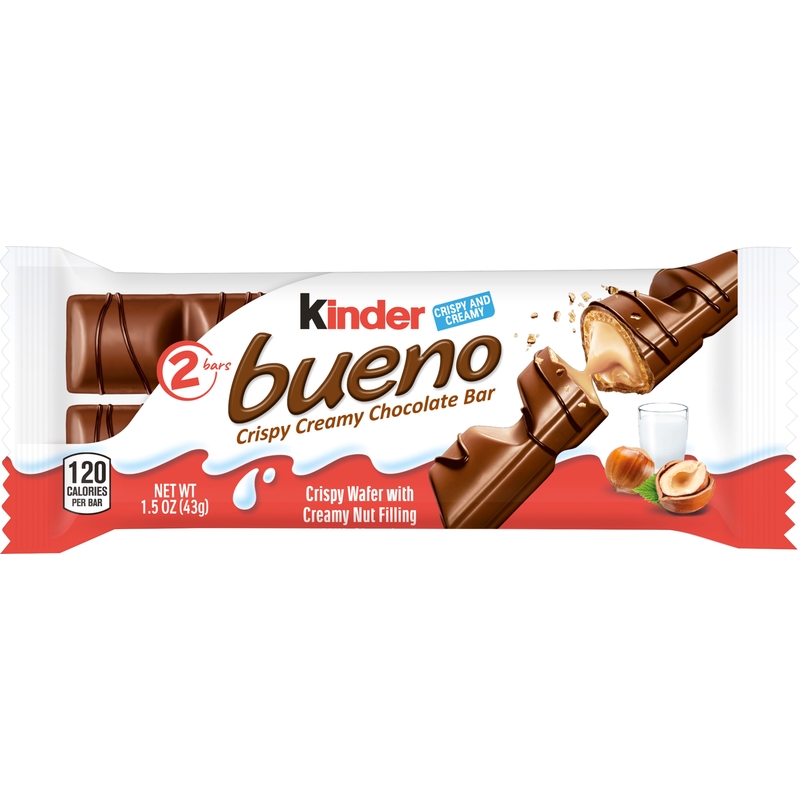 FERRERO进口代理批发 费列罗 Kinder Bueno 巧克力棒 1.5 盎司