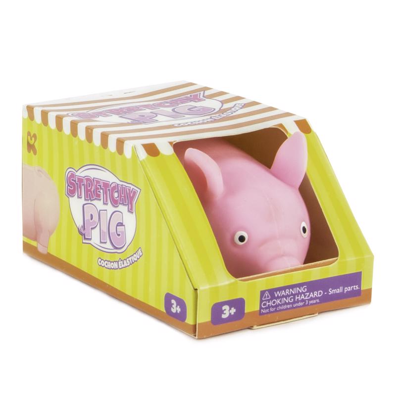 Keycraft Stretchy Pig Pink