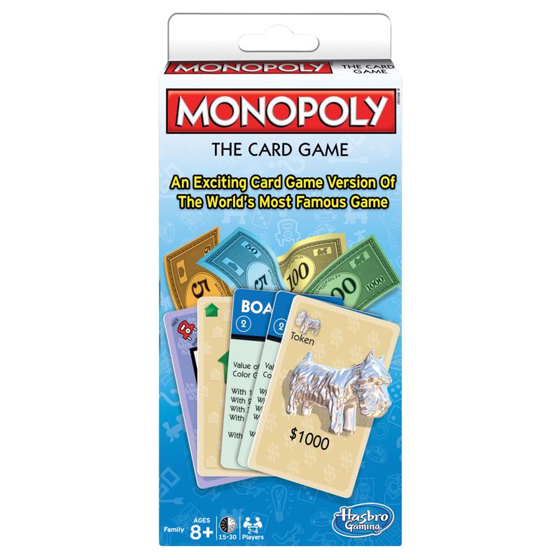 Monopoly The Card Game By Winning Moves - Fun For Family And Friends