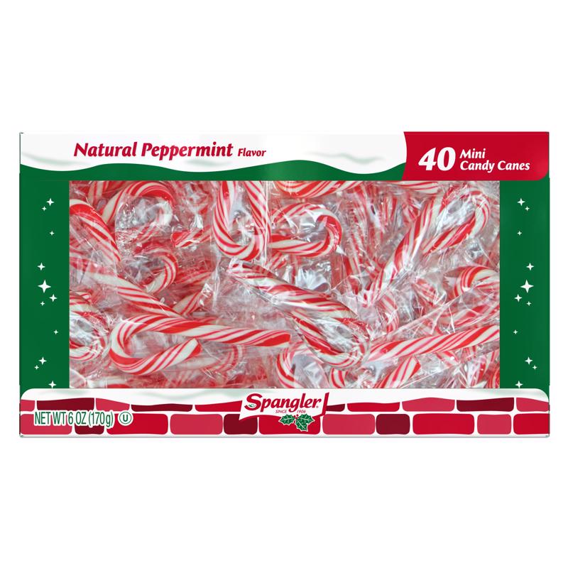 Mini Peppermint Candy Canes, 40 Count, 8 Ounces