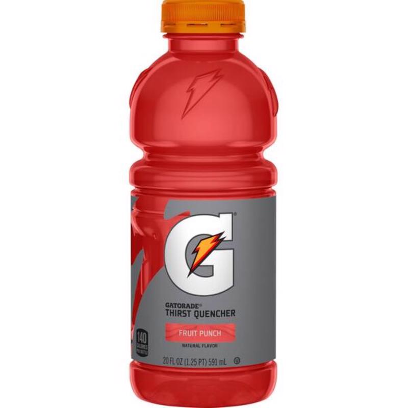 Gatorade Fruit Punch Electrolyte Sports Drink – 20 oz Bottle