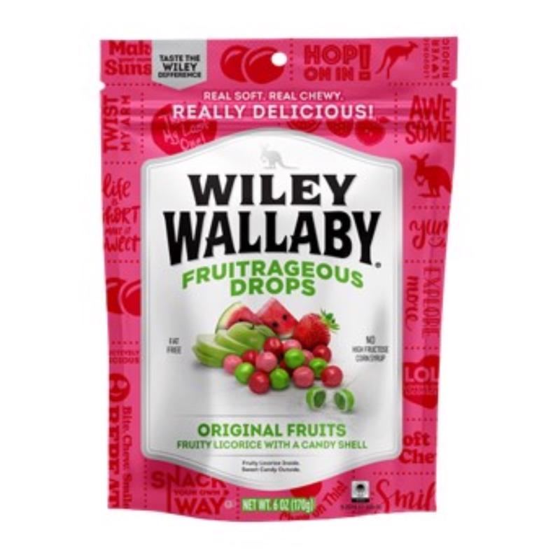 Wiley Wallaby Original Fruits Licorice 6 oz
