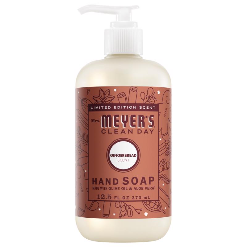 Holiday Liquid Hand Soap with Gingerbread Scent, 12.5 Fluid Ounce Bottle
