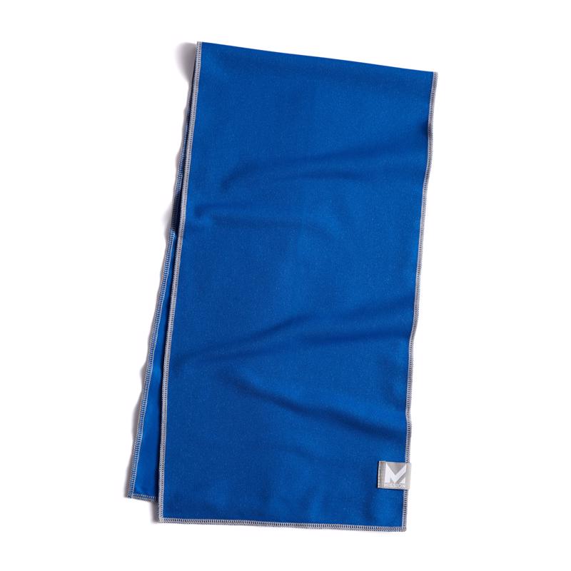 Max Plus Blue Cooling Towel - 9.5 In. X 36 In. - Upf 50 Protection