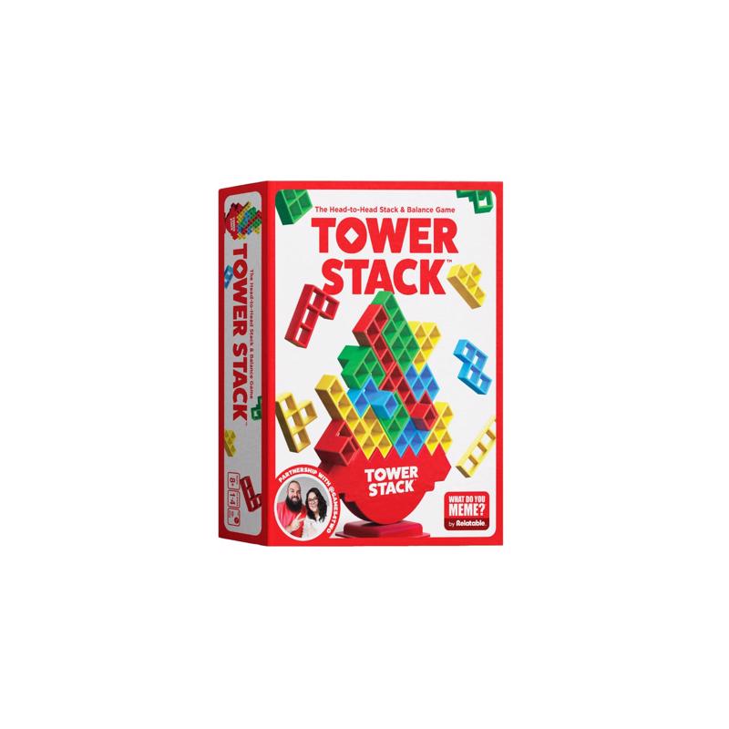 What Do You Meme Tower Stack Stack and Balance Game Multicolored